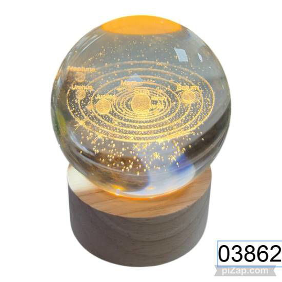 Imagen de BOLA DE CRISTAL 6CM C/CABLE USB 6.26